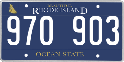 RI license plate 970903