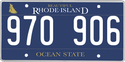 RI license plate 970906