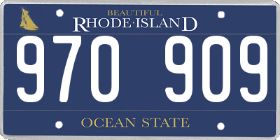 RI license plate 970909