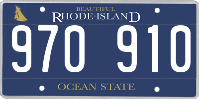 RI license plate 970910