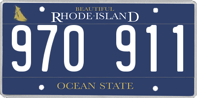 RI license plate 970911