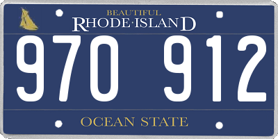RI license plate 970912