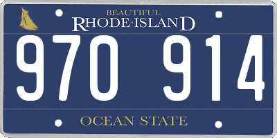 RI license plate 970914