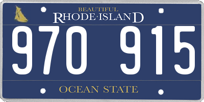 RI license plate 970915