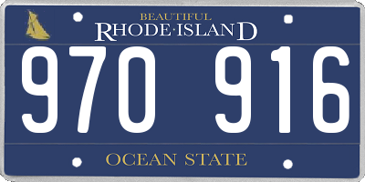 RI license plate 970916