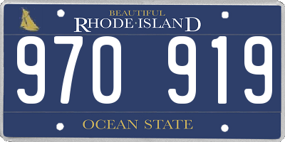 RI license plate 970919