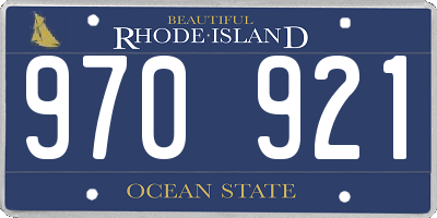 RI license plate 970921
