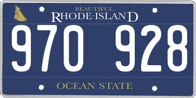 RI license plate 970928