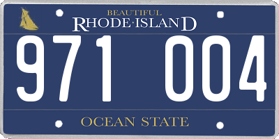 RI license plate 971004