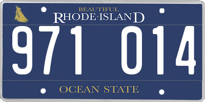 RI license plate 971014