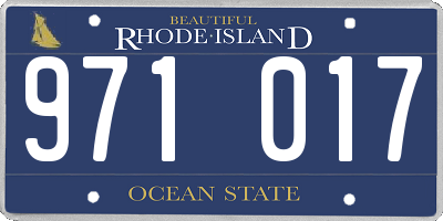 RI license plate 971017