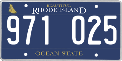RI license plate 971025