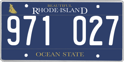 RI license plate 971027