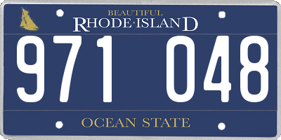 RI license plate 971048