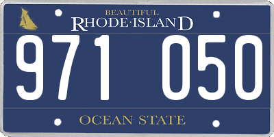 RI license plate 971050