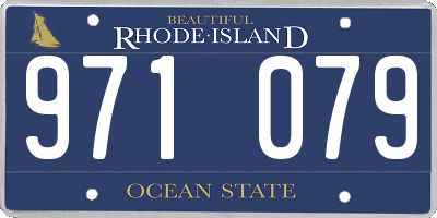 RI license plate 971079