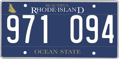 RI license plate 971094