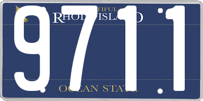 RI license plate 9711