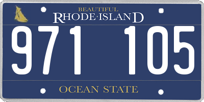 RI license plate 971105