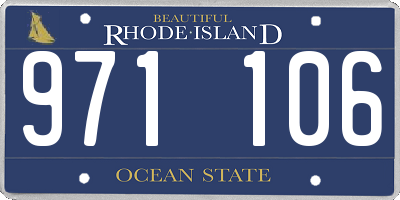 RI license plate 971106