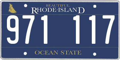 RI license plate 971117