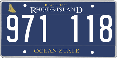 RI license plate 971118