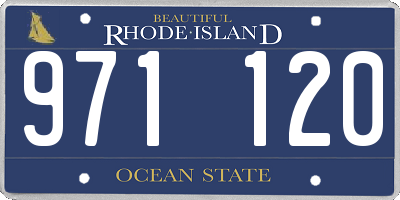 RI license plate 971120