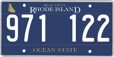 RI license plate 971122