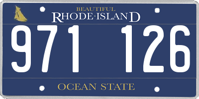 RI license plate 971126