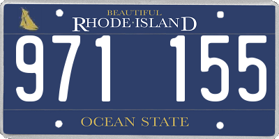 RI license plate 971155