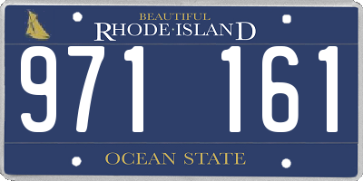 RI license plate 971161