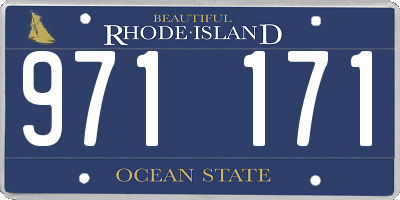 RI license plate 971171