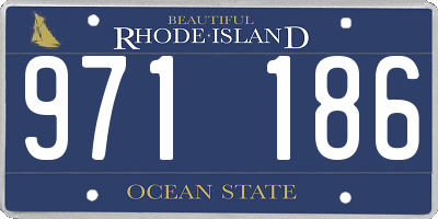 RI license plate 971186