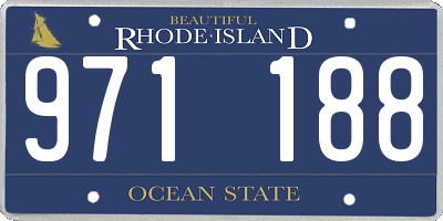 RI license plate 971188