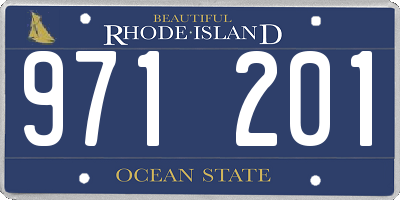 RI license plate 971201