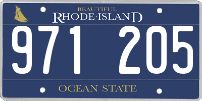 RI license plate 971205