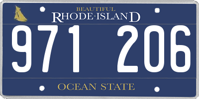 RI license plate 971206