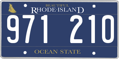 RI license plate 971210