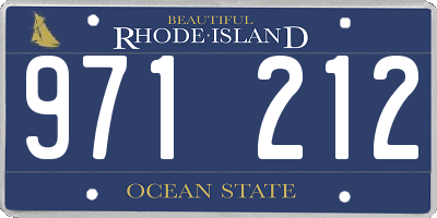 RI license plate 971212