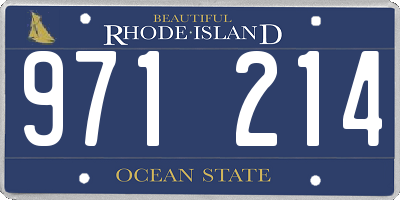 RI license plate 971214