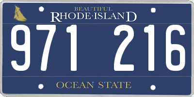 RI license plate 971216