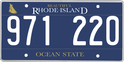 RI license plate 971220