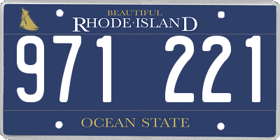 RI license plate 971221