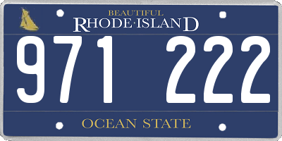 RI license plate 971222