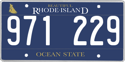RI license plate 971229