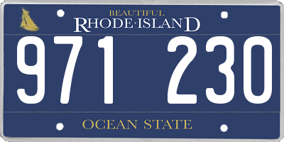 RI license plate 971230