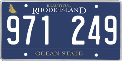 RI license plate 971249