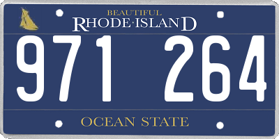 RI license plate 971264