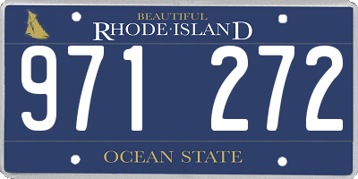 RI license plate 971272