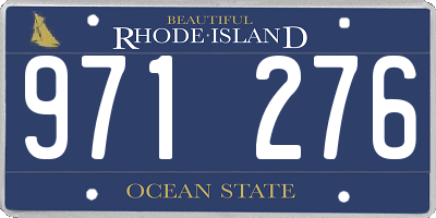 RI license plate 971276